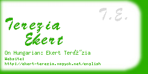 terezia ekert business card